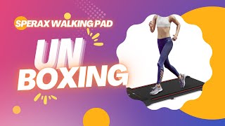 Sperax Walking Pad Treadmill Unboxing and Review [upl. by Mosby691]