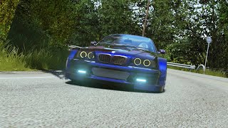 BMW M3 GTR E46 NFS Tuning Blue 866bhp at Momiji Downhill [upl. by Acile]