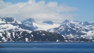 Fv 53 Norway driving along Lake Tyin [upl. by Llehcal]