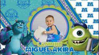 Retrospectiva Animada Infantil Monstros SA  Miguel Akira 1 Aninho [upl. by Acinemod]