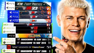 Hitting a Cross Rhodes in Every WWE Game [upl. by Morganstein948]