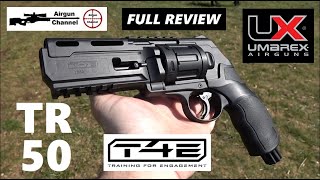 Umarex TR50 50 caliber T4E Revolver  Full Review  Co2 Pistol for Non Lethal Self Defense [upl. by Liddie318]