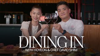 Hoyeon Experiences Korean Barbecue in New York City  Dining In  ELLE [upl. by Elatia]