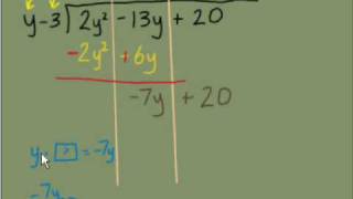 Dividing Polynomials Part 3 [upl. by Ynhoj434]