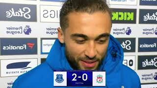 Dominic CalvertLewin amp Jordan Pickford Post Match Interview  Everton 20 Liverpool [upl. by Erdne886]