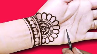 front hand mehndi designeasy beautiful and stylish Arabic mehndiहोली स्पेशल आसान अरेबिक मेहंदी [upl. by Levine]