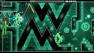 Geometry Dash  Azurite 245 Extreme Demon [upl. by Hirai]