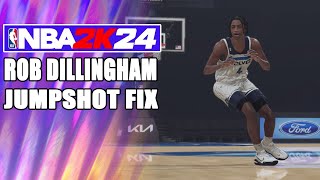 Rob Dillingham Jumpshot Fix NBA2K24 [upl. by Peale568]