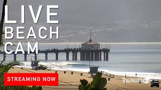 Live Surf Cam Manhattan Beach California [upl. by Narcissus]