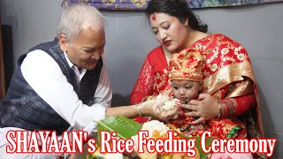 Traditional Nepali Newari Culture Rice Feeding Ceremony of Baby Boy [upl. by Meensat]