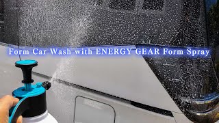 Foam car wash with a pressureaccumulating foam gun ENERGY GEAR Foam Spray [upl. by Geralda]