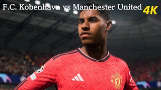 FC 24 Gameplay PS5 4K UEFA CHAMPIONS LEAGUE 202324 FC Kobenhavn vs Manchester United [upl. by Nathalie]