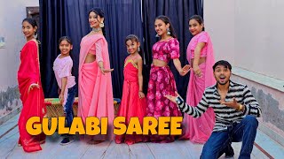 Gulabi Saree Dance Challenge 💃 1st Round Competition [upl. by Herriott435]