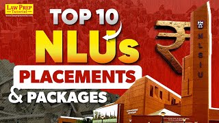 Top 10 NLU in India Placement and Packges  CLAT 2025  Best National Law Universities [upl. by Bartholomeus600]