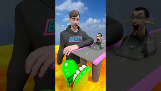 OHIO MrBeast  Baby TV amp Skibidi Man Jumping over Open Bridge into a Gigantic Toilet shorts [upl. by Merce977]