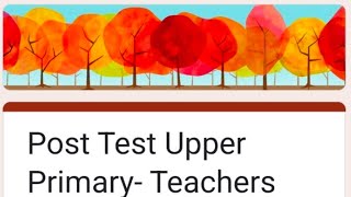 🔥Teachers training PRETEST POST TEST ANSWERS 🚀🎯 [upl. by Darrick706]