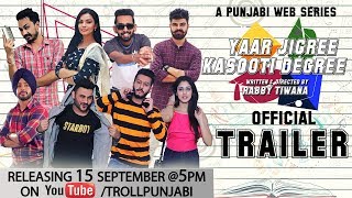 Yaar Jigree Kasooti Degree  Episode 7  Revelations  Punjabi Web Series 2018  Troll Punjabi [upl. by Skcirdnek730]