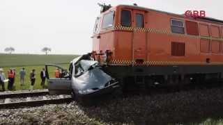 CrashSimulation Unfall an Eisenbahnkreuzung [upl. by Portugal805]