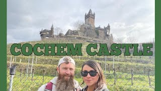 Riding along the Moselle River and Visiting Cochem Castle  Feb 2023 [upl. by Enilhtak]