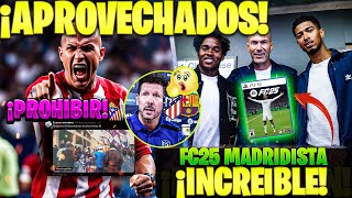 ¡CUIDADO COLCHONEROS QUIEREN PROHIBIR LOS PUESTOS DEL BERNABEU 🤮 EL CHOLO NINGUNEA AL REAL MADRID [upl. by Eiramalegna963]