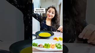 Khow Suey Recipe By ChefPru ChefPru25 KhowSuey Burmese BurmeseFood recipe shorts recipevideo [upl. by Nailluj]