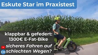 Eskute Star Video Test  großes schweres und klappbares EFatBike [upl. by Otrebor339]