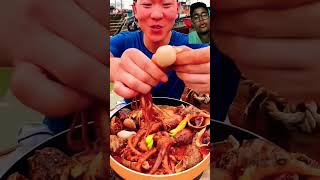 Octopus food Food octopus food trending triggered Insaan Thanks you for watching [upl. by Salene]