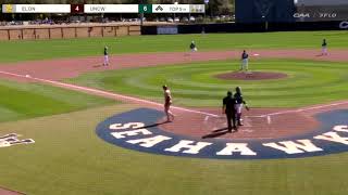 UNCW Baseball Highlights vs Elon  32424 [upl. by Rabush]