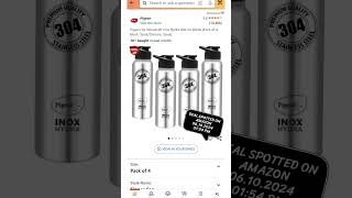 Water Bottle  Stainless Steel Water Bottles  Water Bottle Combo Pegion Stainless Steel Water Bottl [upl. by Eilegna]