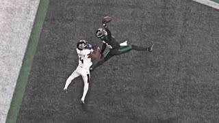 Garrett Wilson’s Insane OneHanded Catch Reversed Was This a TD 😱🏈 [upl. by Adehsor552]