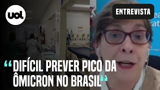 Ômicron Difícil prever quando o pico vai chegar no Brasil diz diretora da OMS [upl. by Annaira]