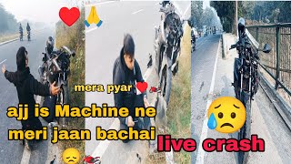 Machine ne meri jaan bachai 😞🏍️♥️ trendingvideo bloggerr bikelovar travel [upl. by Yarak620]