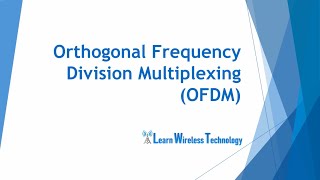 4G LTE  OFDM Orthogonal Frequency Division Multiplexing [upl. by Naenaj]