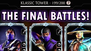 MK Mobile Destroying Final Battles in Fatal Klassic Tower I LOVE Random Tagging [upl. by Arotak662]