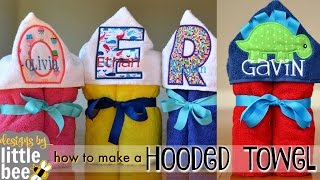 How to Make a Hooded Towel [upl. by Hartzel]