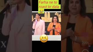 Farha khan roasted Dhwani Bhanushali shorts viral funny [upl. by Navak]