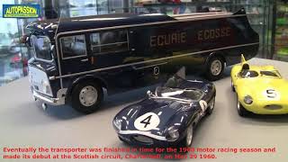 Commer TS3 Truck Team Transporter Ecurie Ecosse 1959 amp Jaguar Dtype Le Mans 1956 [upl. by Litman283]