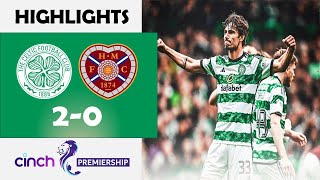 Celtic v Hearts 20 Highlights Goals  Scottish Premiership 202425 [upl. by Gasper]