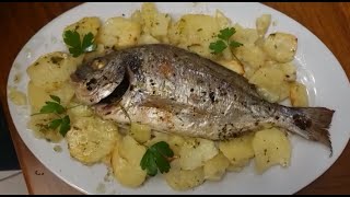 Le ricette di Patty Orata al Forno con Patate [upl. by Affay]