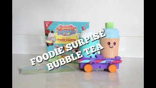 Whats in my Foodie Surprise Food Cart DIY Gummy Bubble Tea [upl. by Sari]