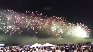 Queima de fogos em Copacabana 2016 ✔️ [upl. by Uranie]