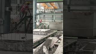 Precast company work casting machine operating automobil travel love [upl. by Edson]