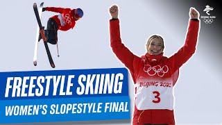 Freestyle Skiing  Womens Freeski Slopestyle Final  Full Replay  Beijing2022 [upl. by Ainoek]