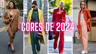 AS CORES MAIS USADAS EM 2024 [upl. by Vevine609]