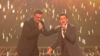 The X Factor 2009  Joe amp George Michael Dont Let The Sun  Live Show 10 itvcomxfactor [upl. by Hofmann]