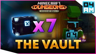 THE VAULT  7 OBSIDIAN CHESTS amp All Secret Stronghold Switch Locations in Minecraft Dungeons [upl. by Ycats]