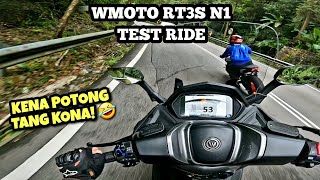 WMOTO RT3S N1 2023 Malaysia  TEST RIDE  MAXI SCOOTER [upl. by Ylrrad295]