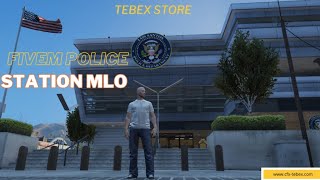 Fivem Police Station MLO  Interior amp map for Roleplay  Tebex MLO shop [upl. by Refeinnej]