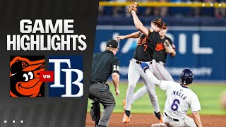 Orioles vs Rays Game Highlights 8924  MLB Highlights [upl. by Kabob]