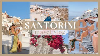 SANTORINI GREECE VLOG  exploring Oia Ancient Thera Emporio Pyrgos amp Red Beach [upl. by Attenaz]